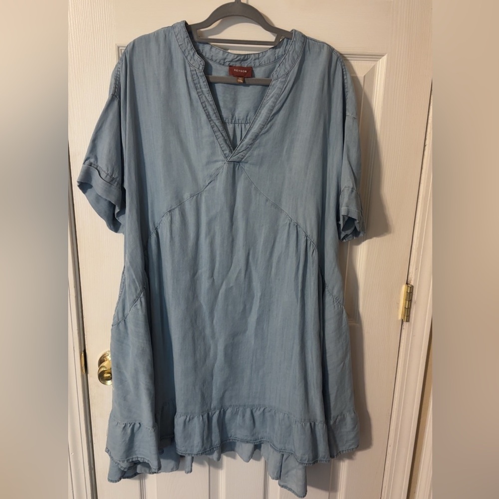 Women's Blue Tunic Dress